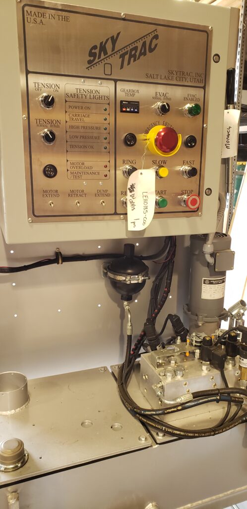 Skytrac mechanical system